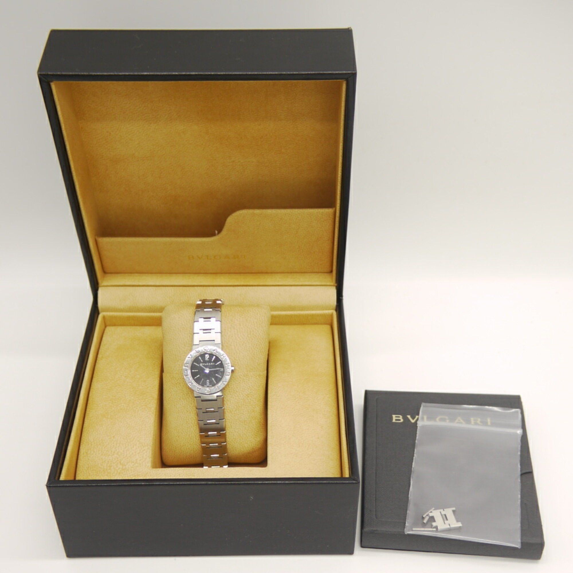 Bvlgari BVLGARI Women's Dress Watch BB23SS Black Dial Wristwatch Size ONE SIZE - 10 Thumbnail