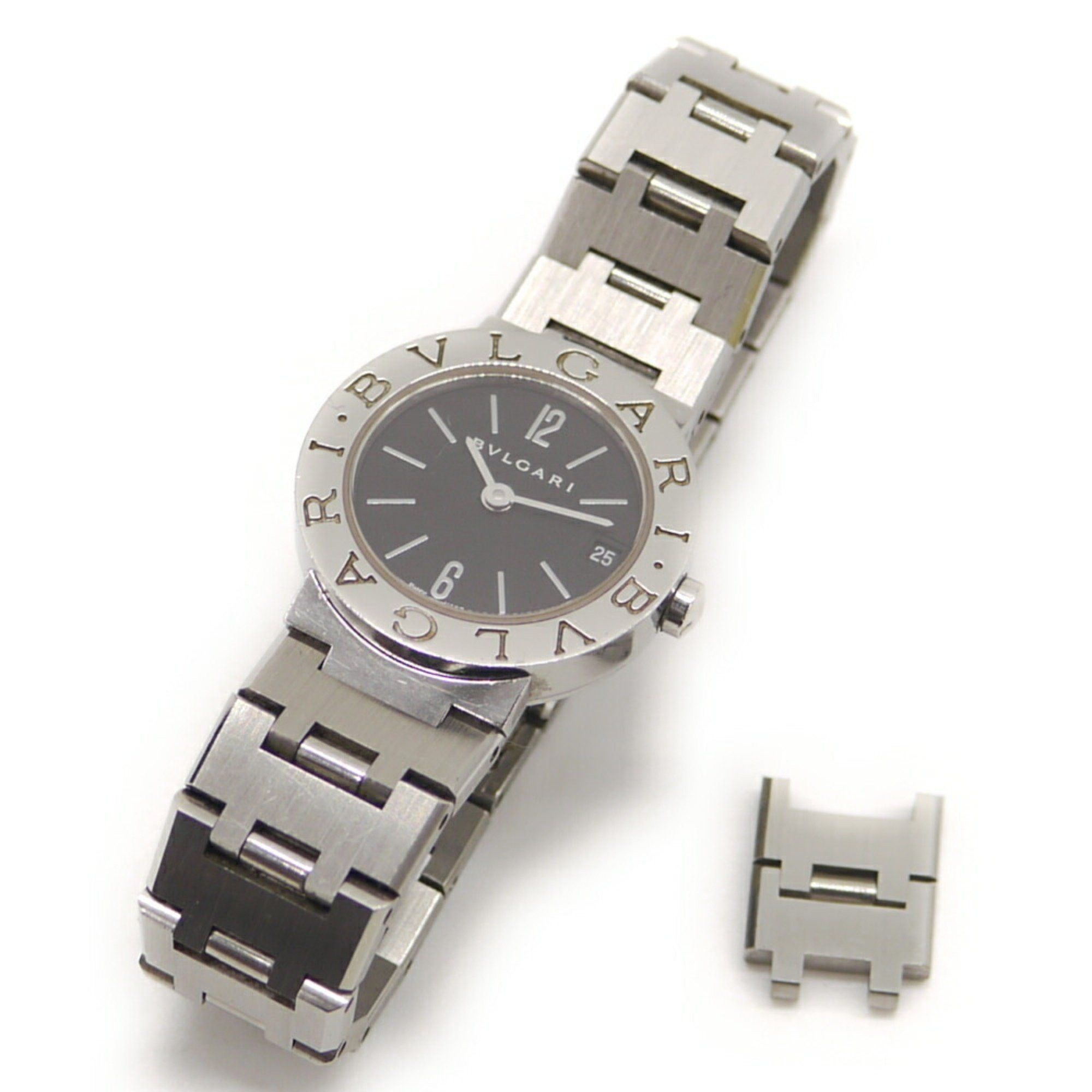 Bvlgari BVLGARI Women's Dress Watch BB23SS Black Dial Wristwatch Size ONE SIZE - 8 Thumbnail