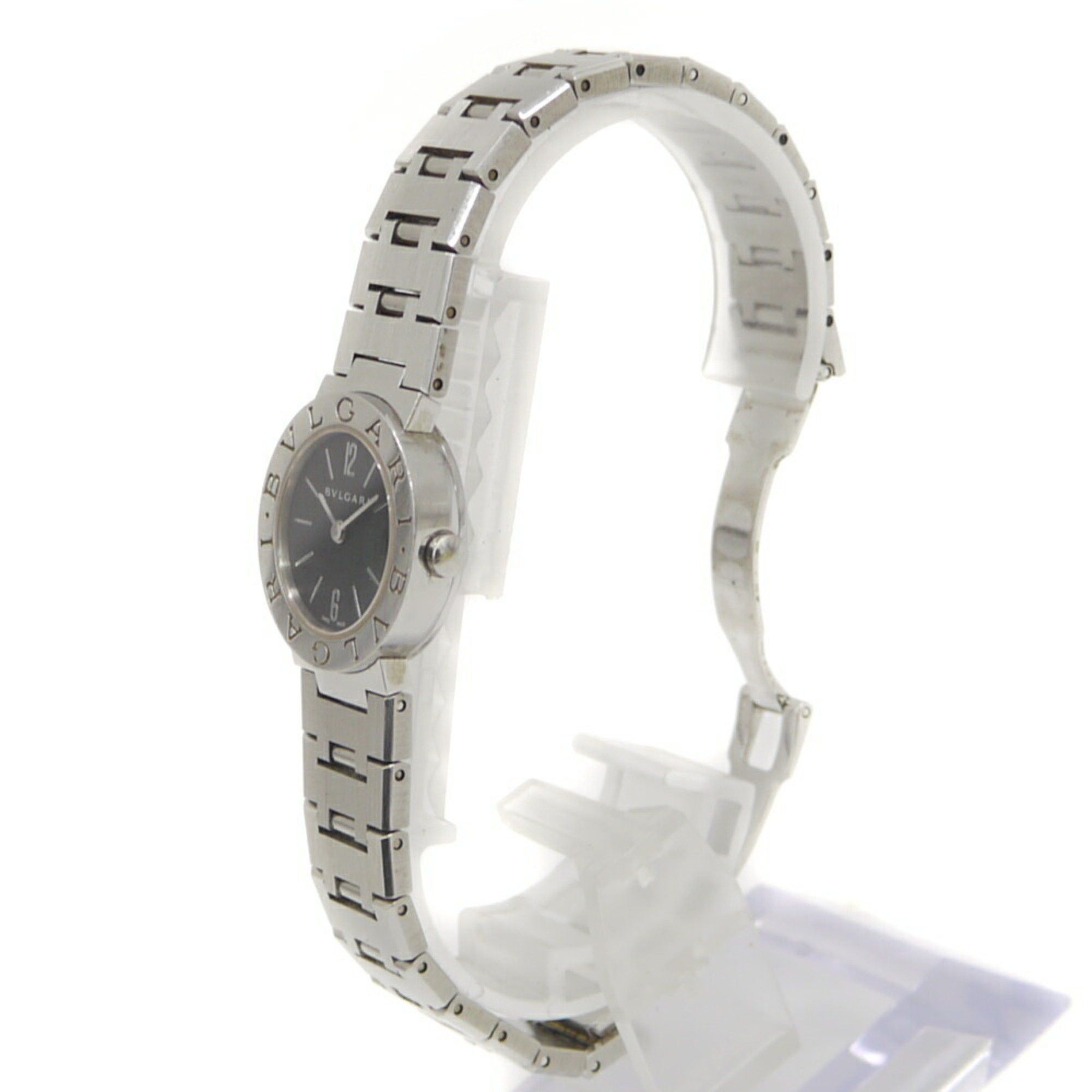 Bvlgari BVLGARI Women's Dress Watch BB23SS Black Dial Wristwatch Size ONE SIZE - 2 Thumbnail