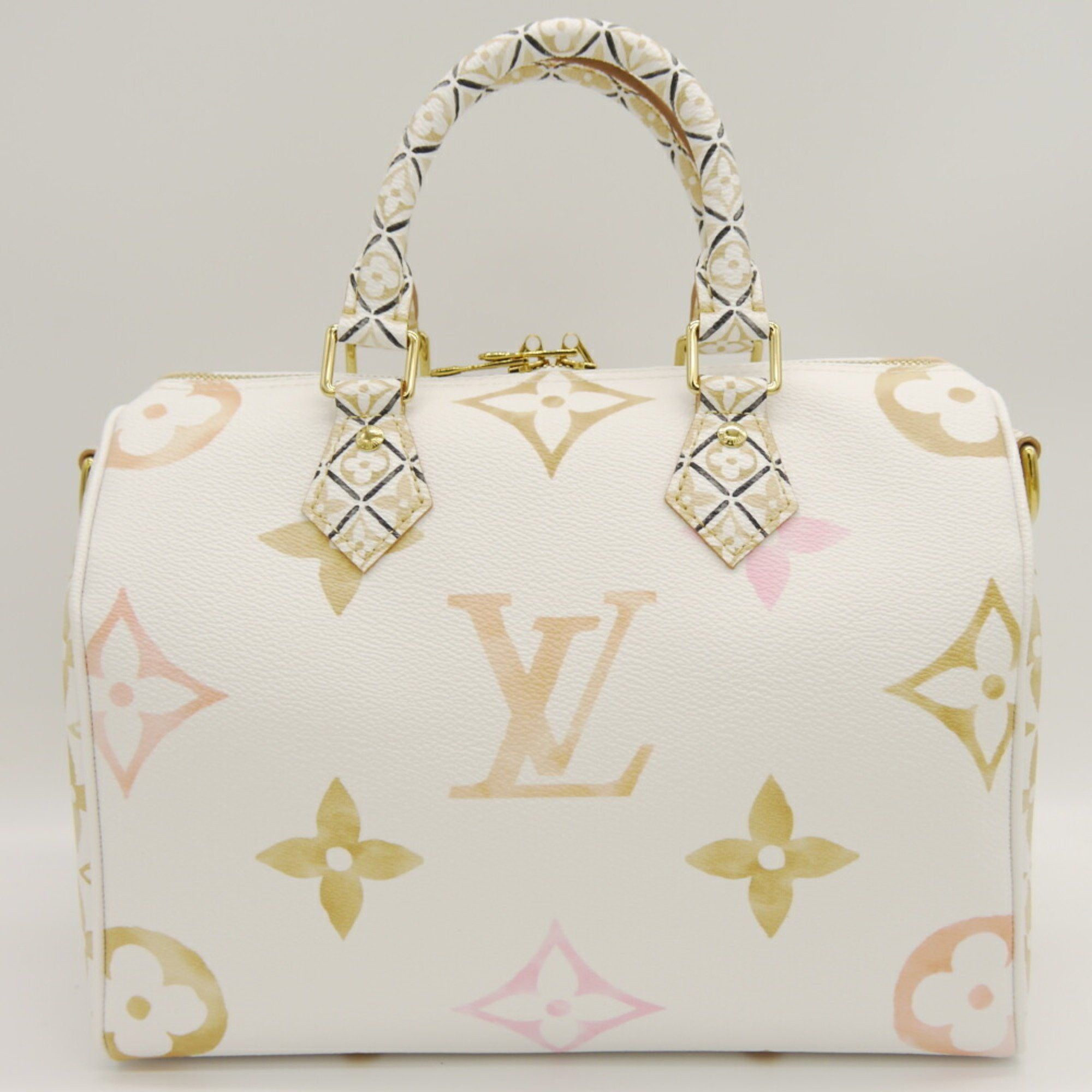 T*S様 Louis Vuitton ホワイト ボディバッグ Louis Vuitton Louis Vuitton By the Pool Speedy Bandouliere 25