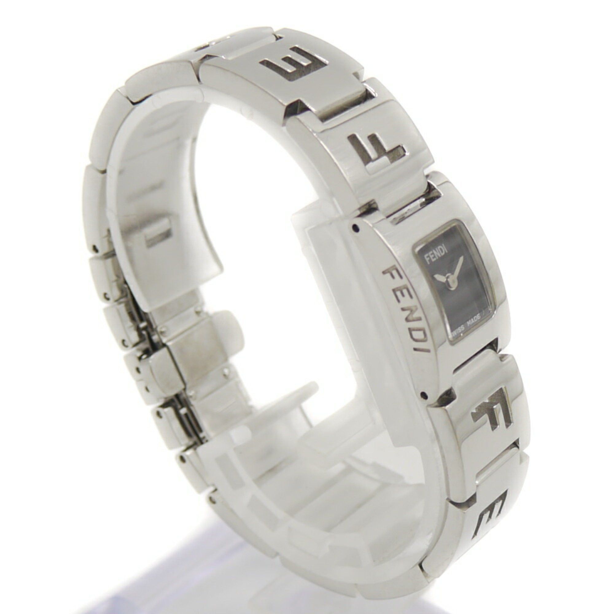 Fendi FENDI 3150L Square Quartz Watch with Black Dial for Women Size ONE SIZE - 3 Thumbnail
