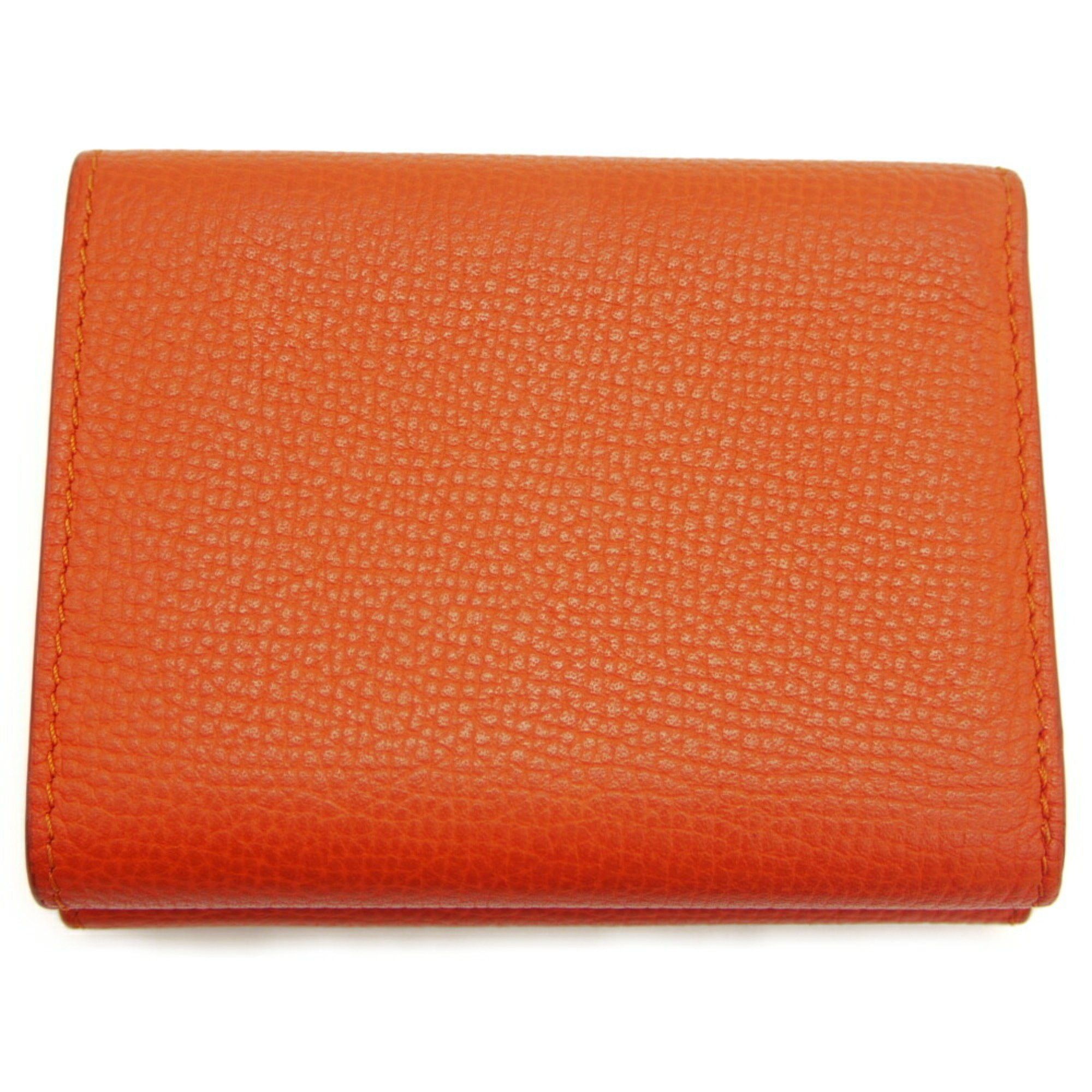 Loewe LOEWE Anagram Trifold Wallet, Orange, C821SS33X07 Size ONE SIZE - 2 Thumbnail