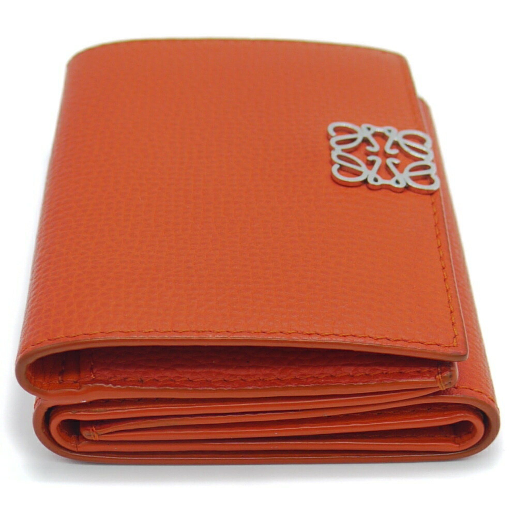 Loewe LOEWE Anagram Trifold Wallet, Orange, C821SS33X07 Size ONE SIZE - 4 Thumbnail