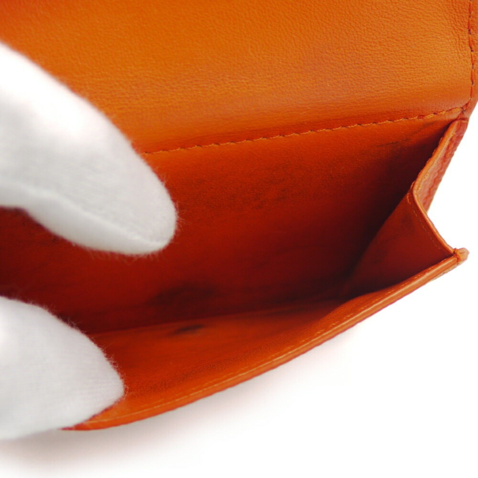 Loewe LOEWE Anagram Trifold Wallet, Orange, C821SS33X07 Size ONE SIZE - 7 Thumbnail