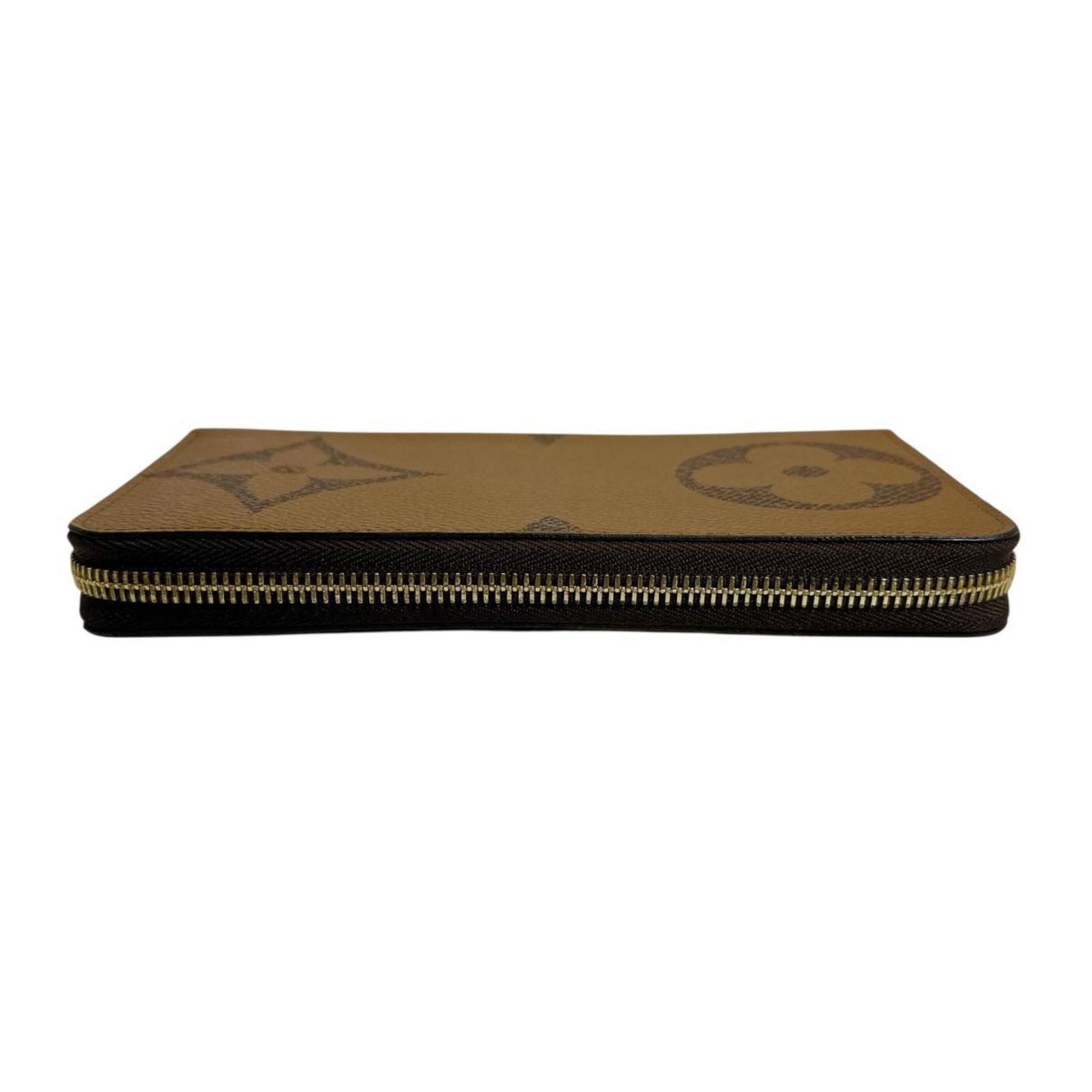 Louis Vuitton Louis Vuitton Monogram Giant Zippy Wallet in Canvas, Brown, M69353 Size ONE SIZE - 3 Thumbnail