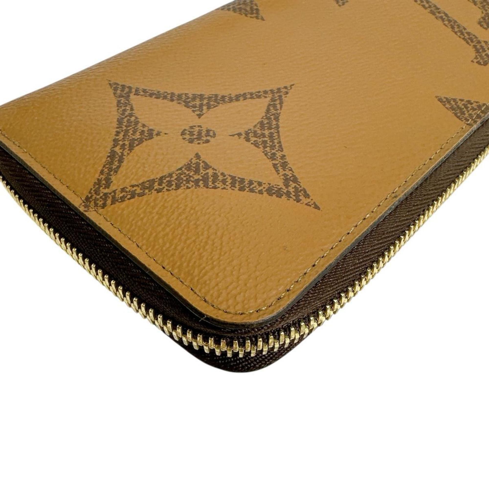 Louis Vuitton Louis Vuitton Monogram Giant Zippy Wallet in Canvas, Brown, M69353 Size ONE SIZE - 7 Thumbnail