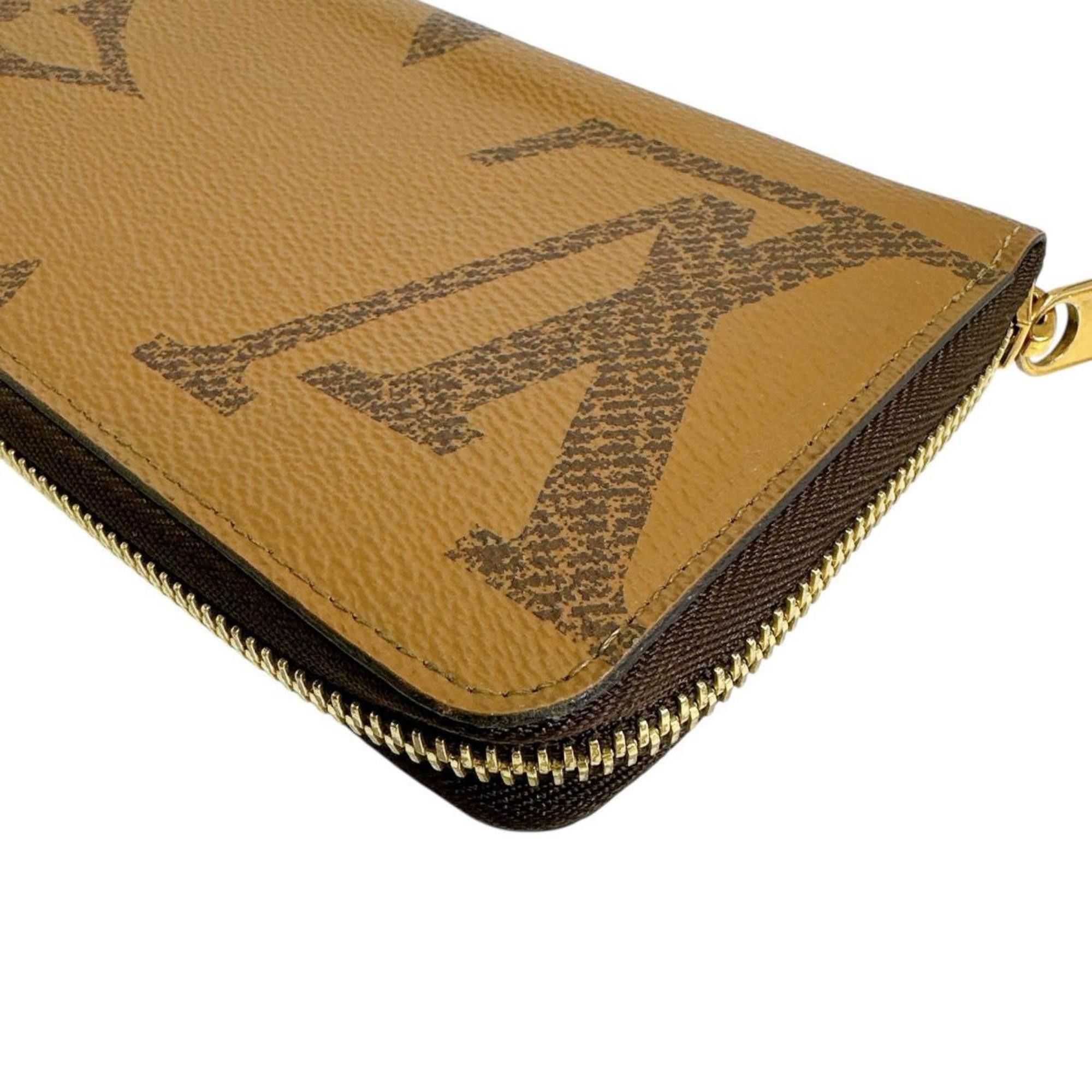 Louis Vuitton Louis Vuitton Monogram Giant Zippy Wallet in Canvas, Brown, M69353 Size ONE SIZE - 6 Thumbnail
