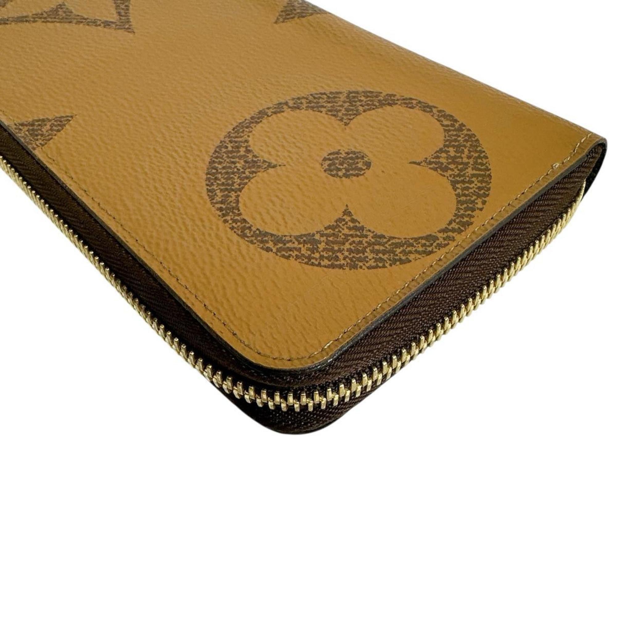 Louis Vuitton Louis Vuitton Monogram Giant Zippy Wallet in Canvas, Brown, M69353 Size ONE SIZE - 4 Thumbnail