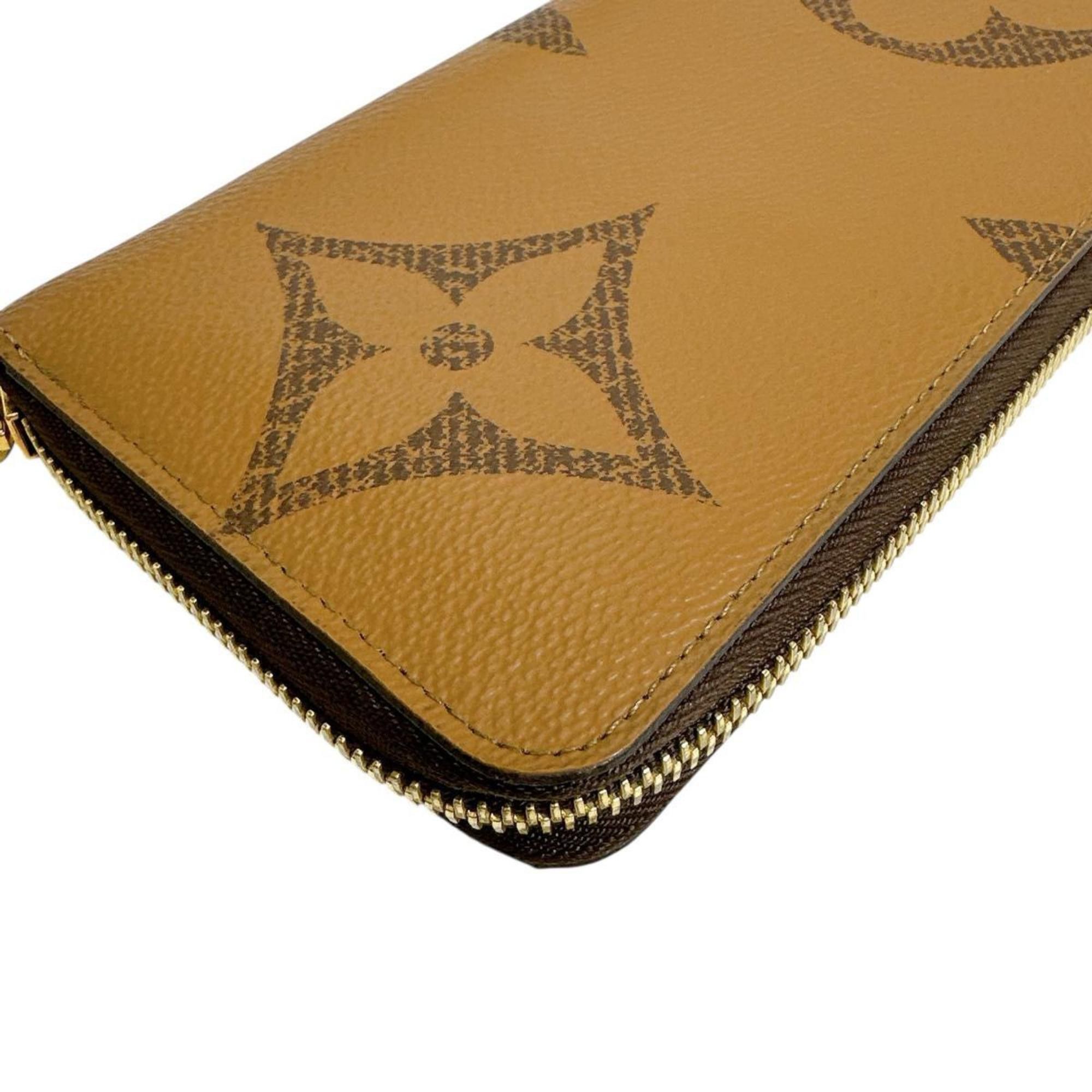 Louis Vuitton Louis Vuitton Monogram Giant Zippy Wallet in Canvas, Brown, M69353 Size ONE SIZE - 5 Thumbnail