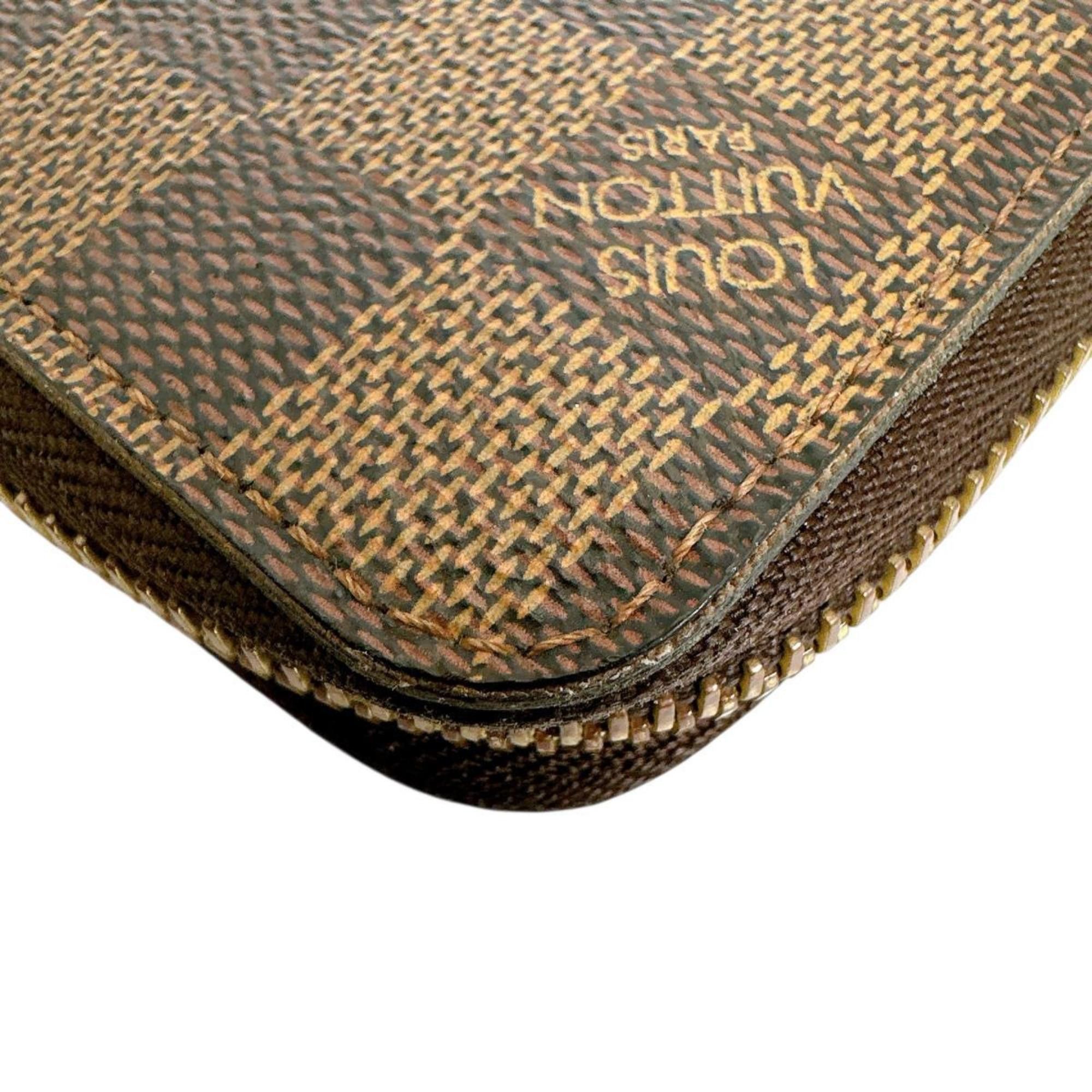 Louis Vuitton Louis Vuitton Damier Zippy Wallet in Canvas, Brown, N41661 Size ONE SIZE - 8 Thumbnail