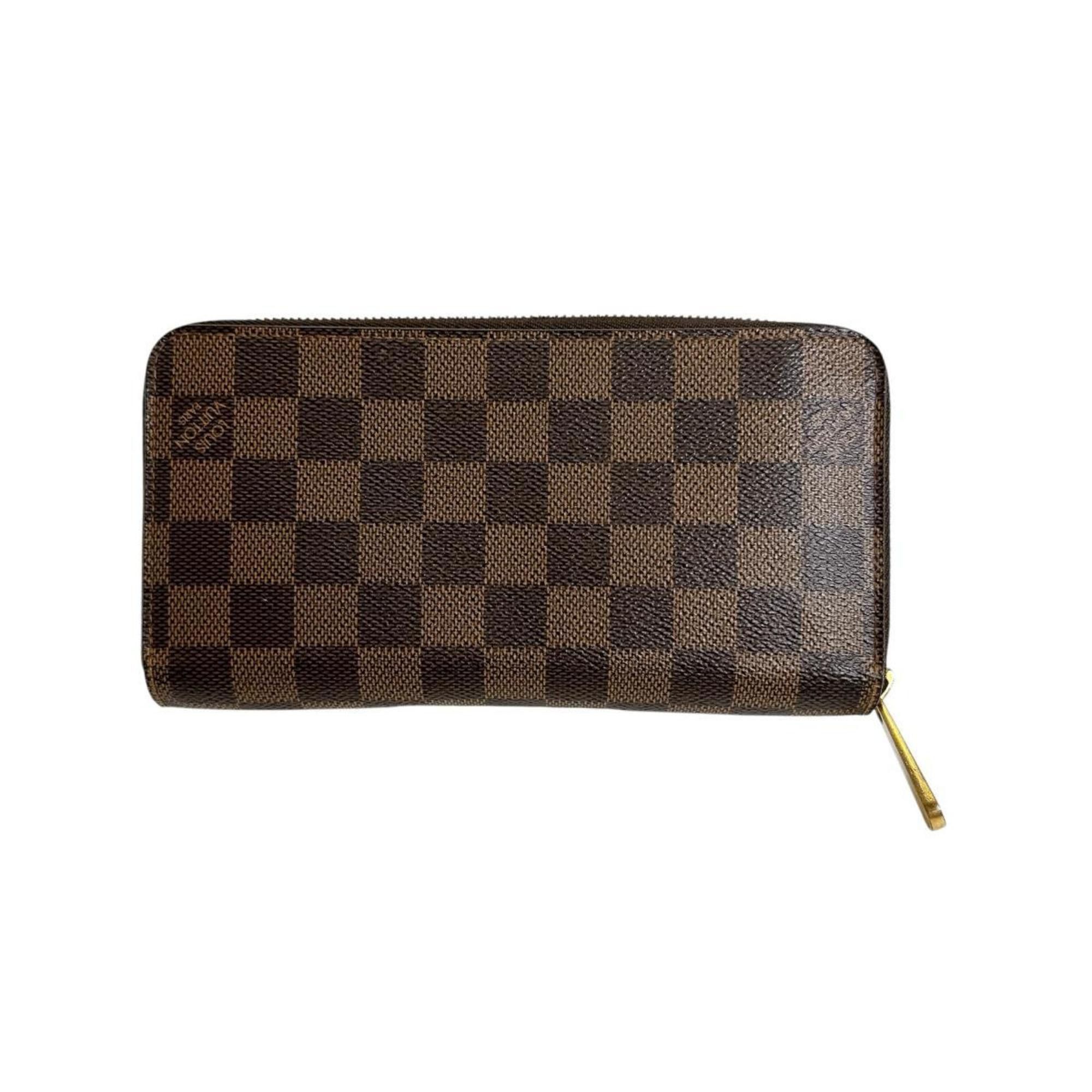 Louis Vuitton Louis Vuitton Damier Zippy Wallet in Canvas, Brown, N41661 Size ONE SIZE - 2 Thumbnail