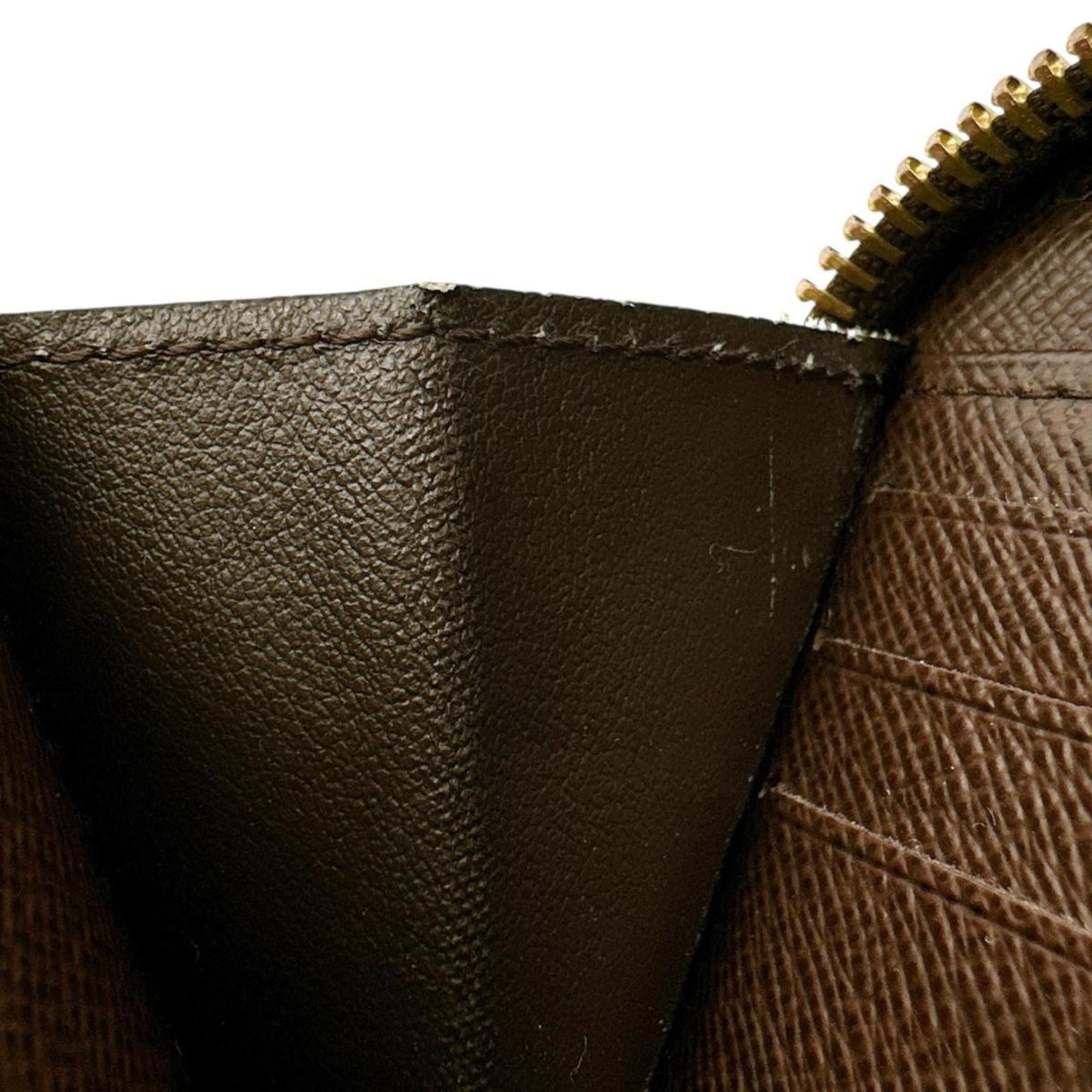 Louis Vuitton Louis Vuitton Damier Zippy Wallet in Canvas, Brown, N41661 Size ONE SIZE - 11 Thumbnail