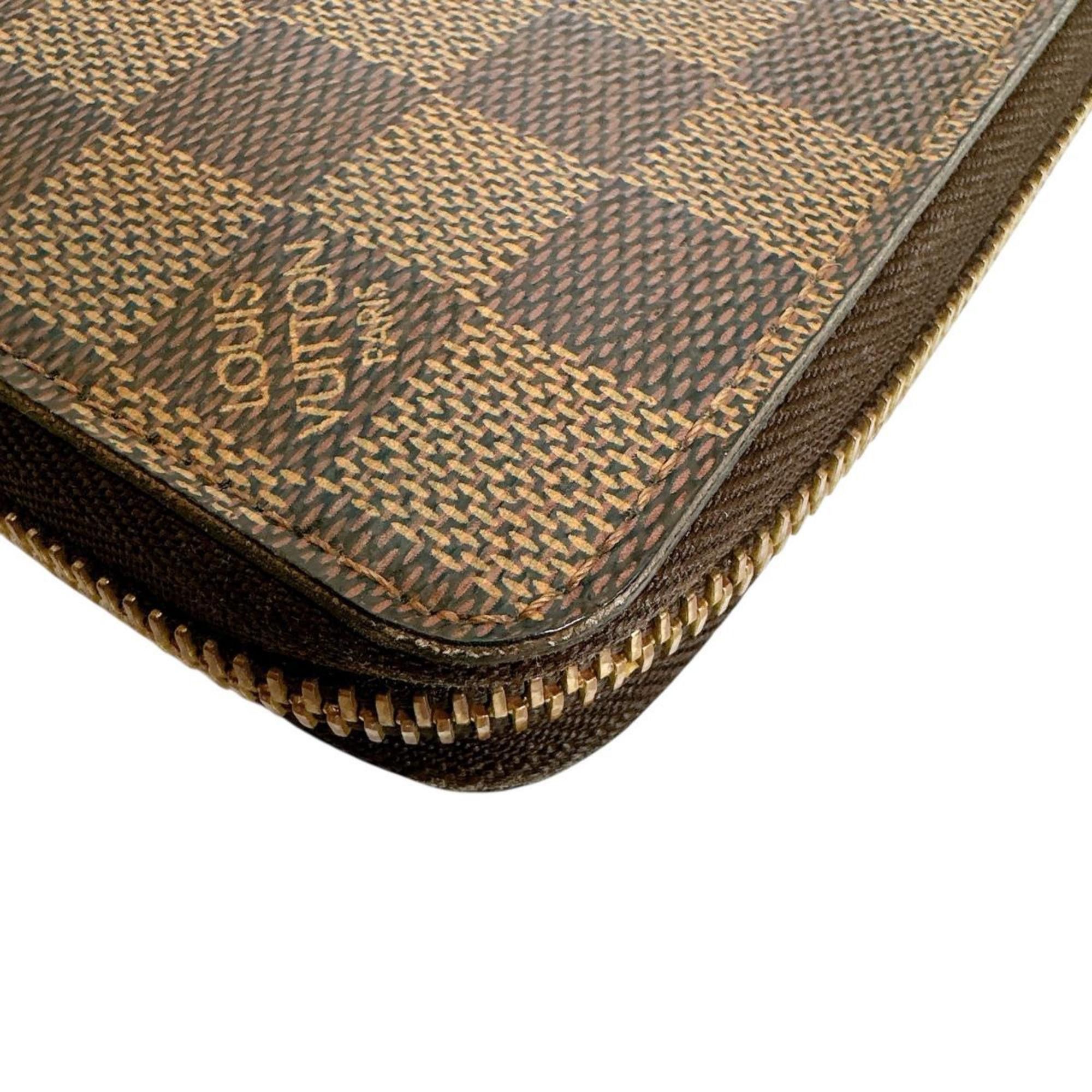 Louis Vuitton Louis Vuitton Damier Zippy Wallet in Canvas, Brown, N41661 Size ONE SIZE - 5 Thumbnail