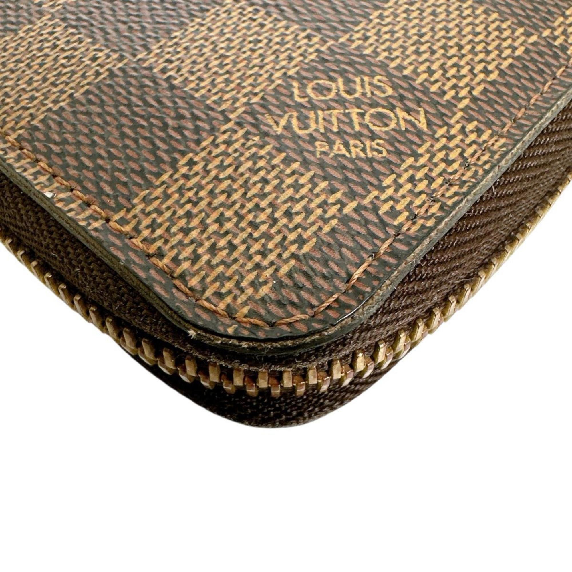 Louis Vuitton Louis Vuitton Damier Zippy Wallet in Canvas, Brown, N41661 Size ONE SIZE - 6 Thumbnail