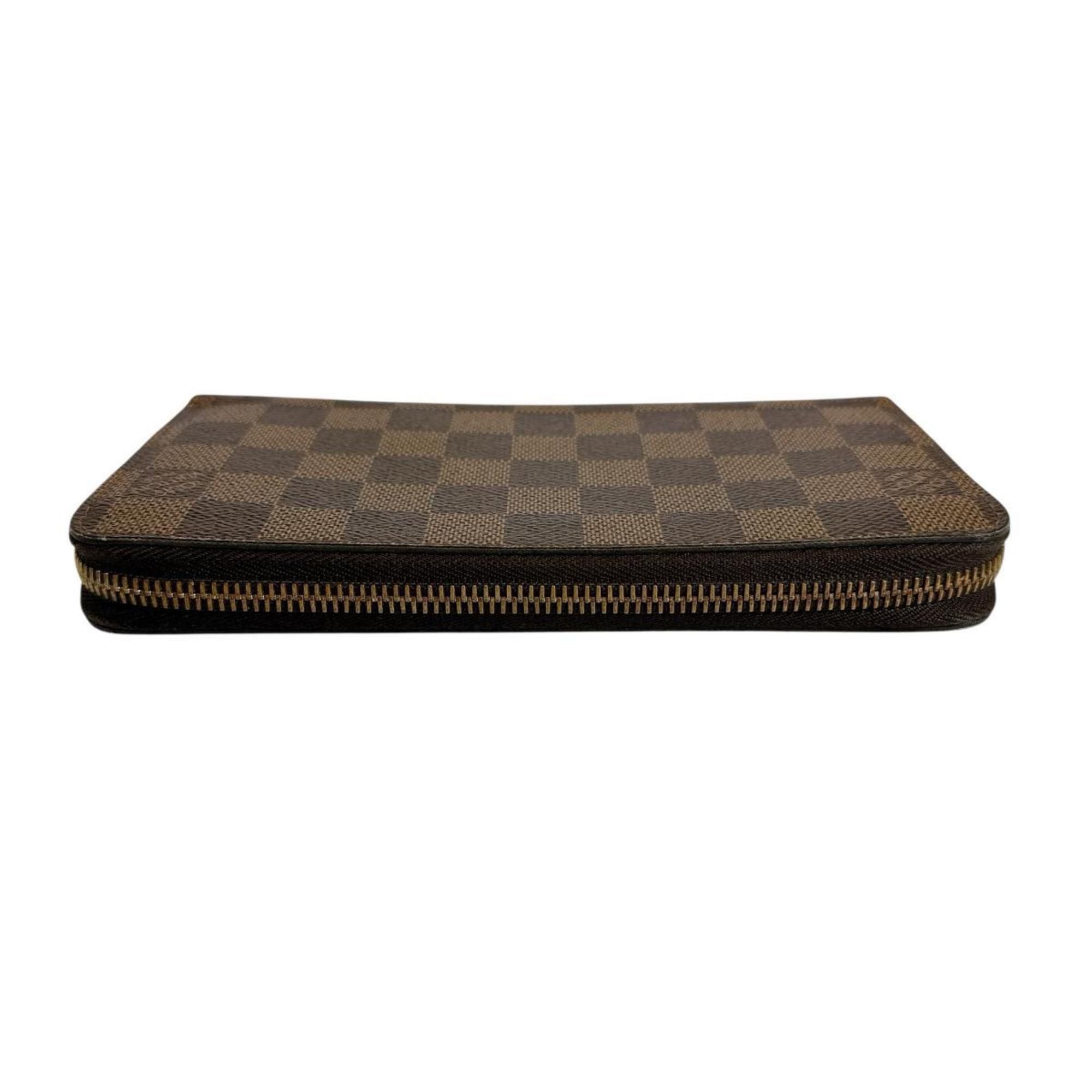 Louis Vuitton Louis Vuitton Damier Zippy Wallet in Canvas, Brown, N41661 Size ONE SIZE - 3 Thumbnail