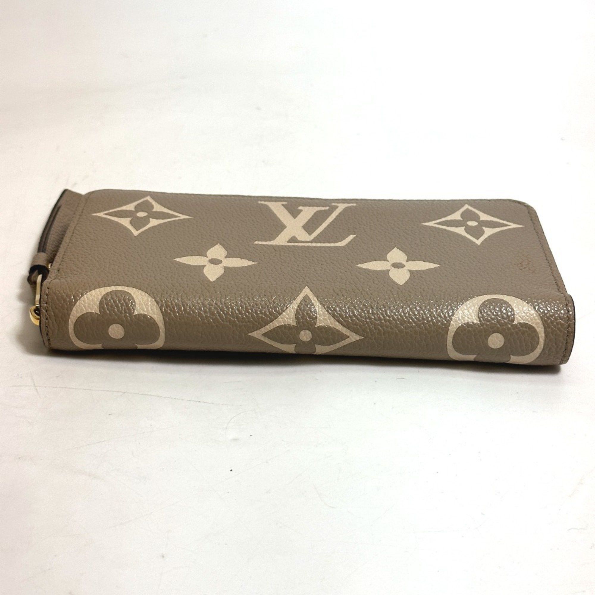 Louis Vuitton LOUIS VUITTON M69794 Monogram Empreinte Two-Tone Zippy Wallet, Round Zipper Long Leather, Women's, Tourterelle, Creme Beige Size ONE SIZE - 6 Thumbnail