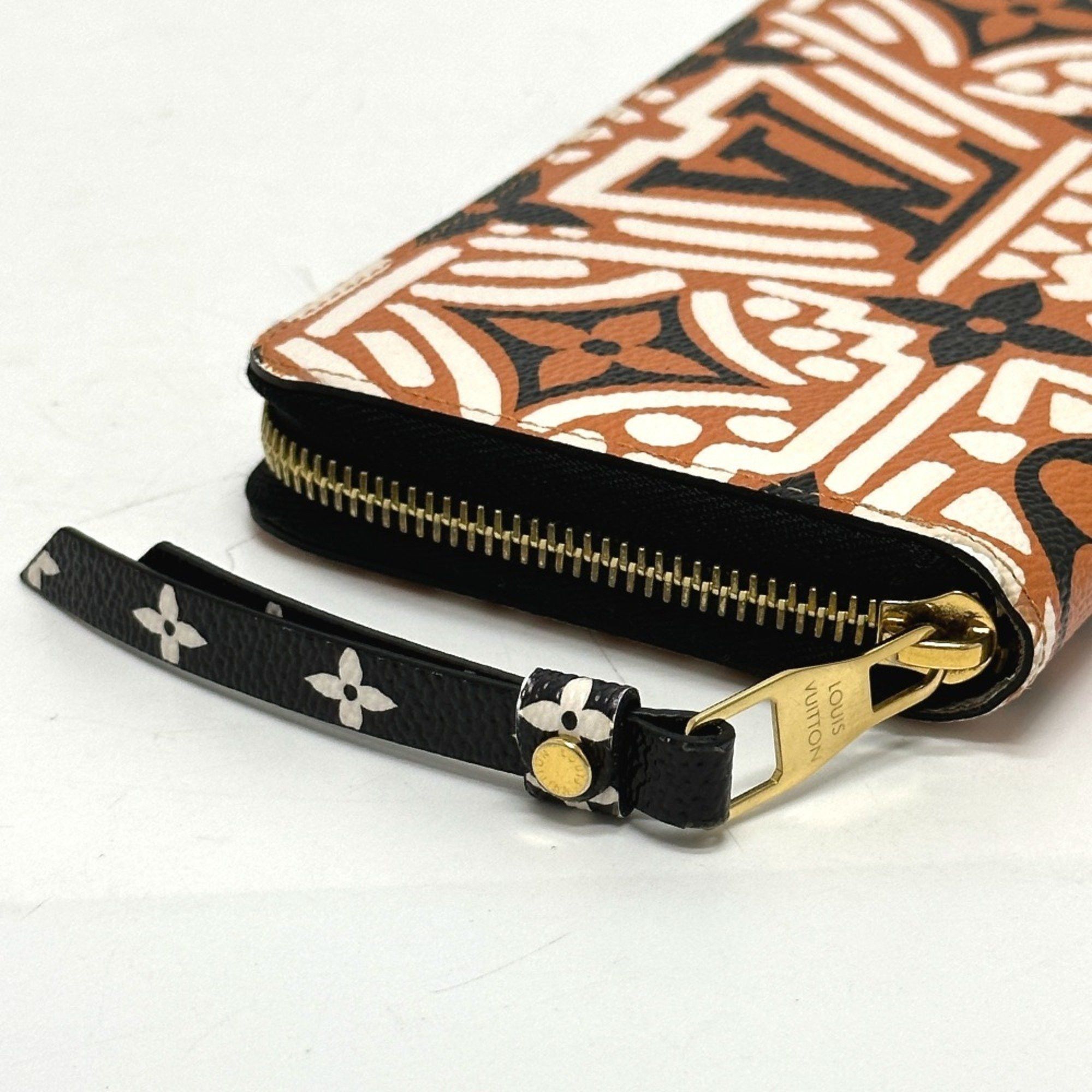 Louis Vuitton LOUIS VUITTON M69437 Monogram LV Crafty Zippy Wallet Long in Canvas, Women's, Brown Size ONE SIZE - 4 Thumbnail
