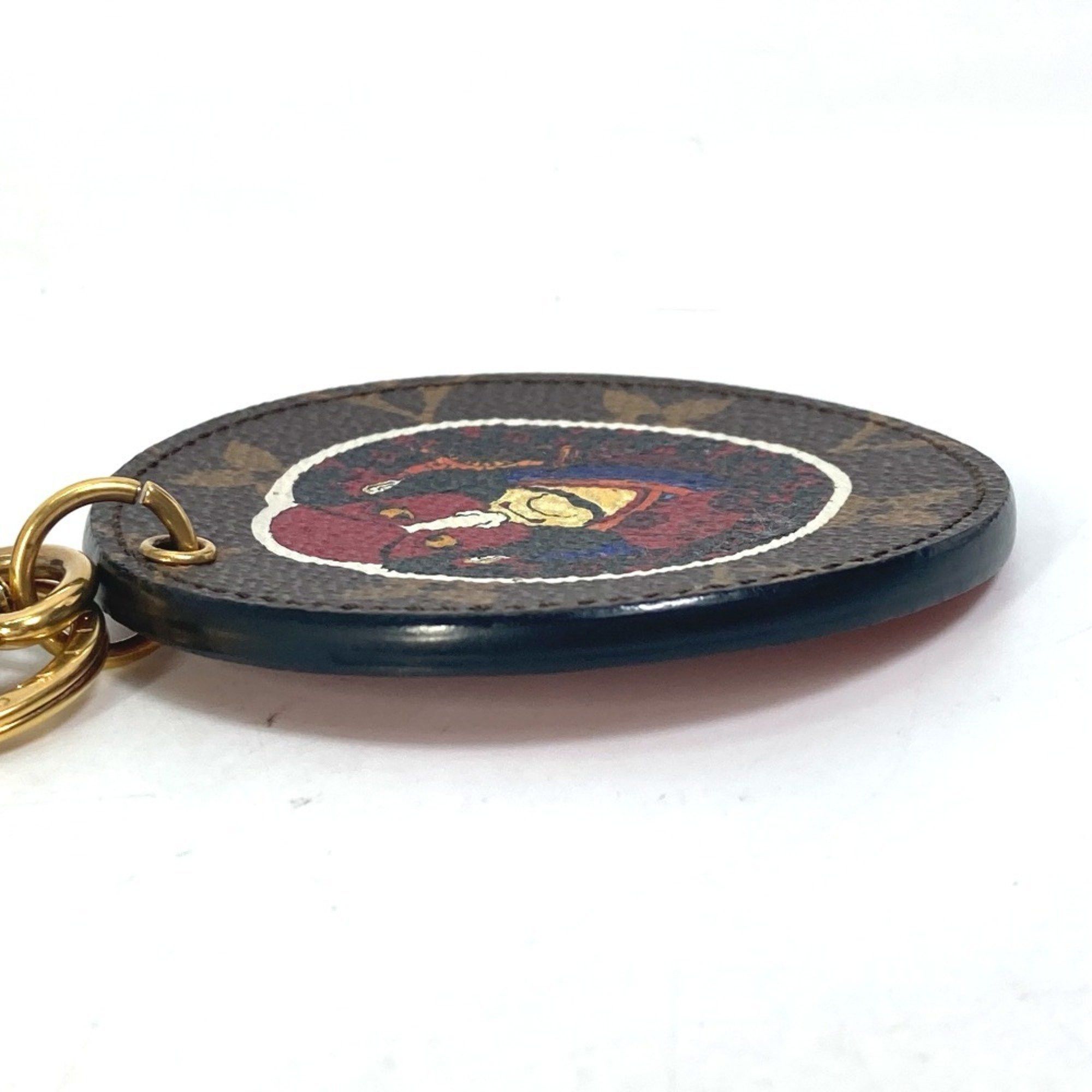 Louis Vuitton LOUIS VUITTON MP1949 Monogram Kansai Yamamoto Kabuki Daruma Porte-Clés Illustre Bag Charm Keychain Canvas Women's Brown Size ONE SIZE - 6 Thumbnail