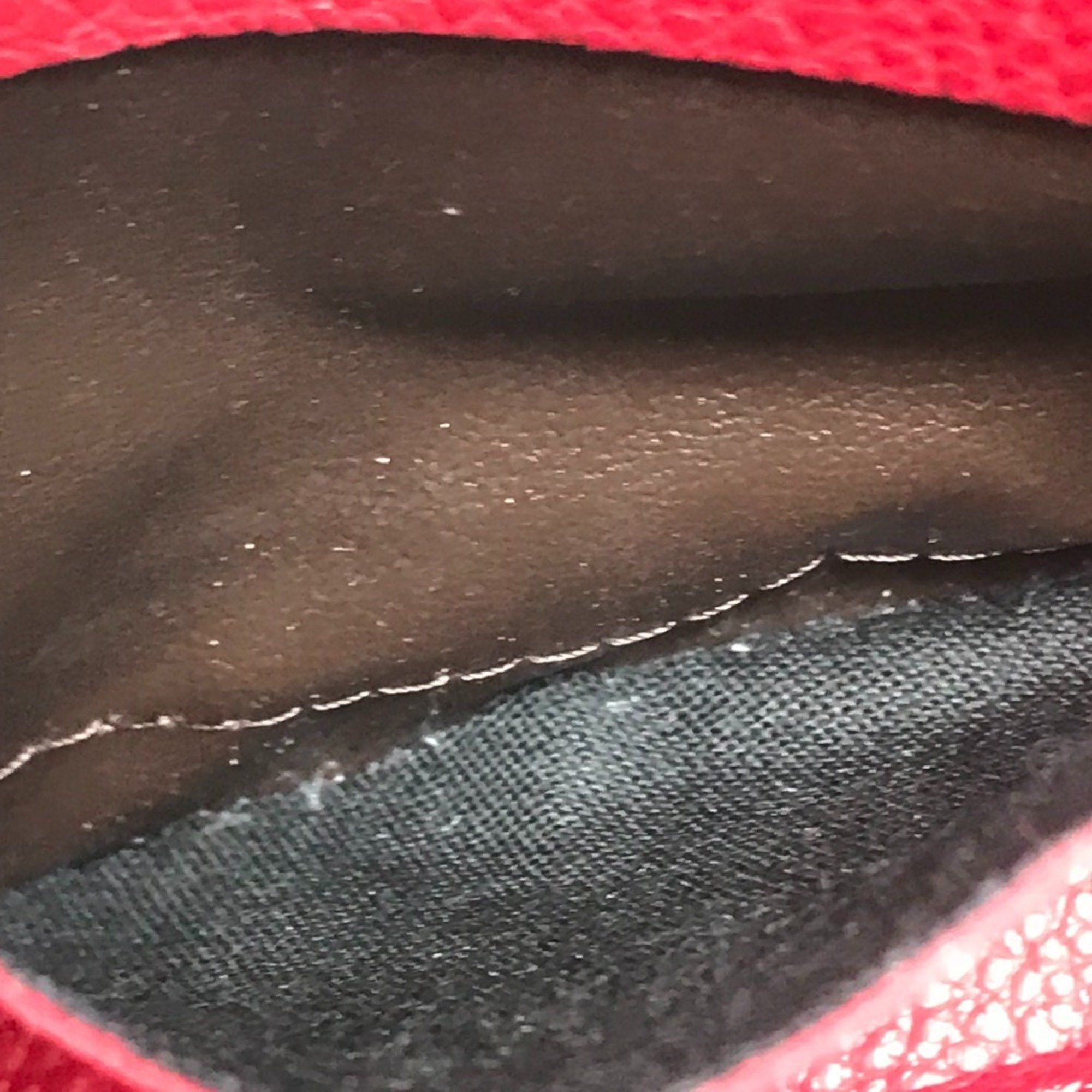 Louis Vuitton LOUIS VUITTON M68571 Monogram Empreinte Zippy Wallet, Leather, Women's, Cherry Berry Red Size ONE SIZE - 11 Thumbnail