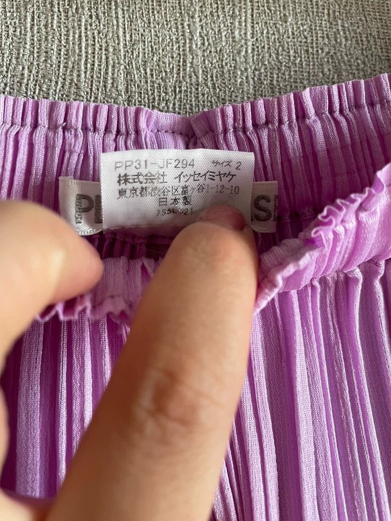 Issey Miyake Pleats Please Purple Pants - dmc