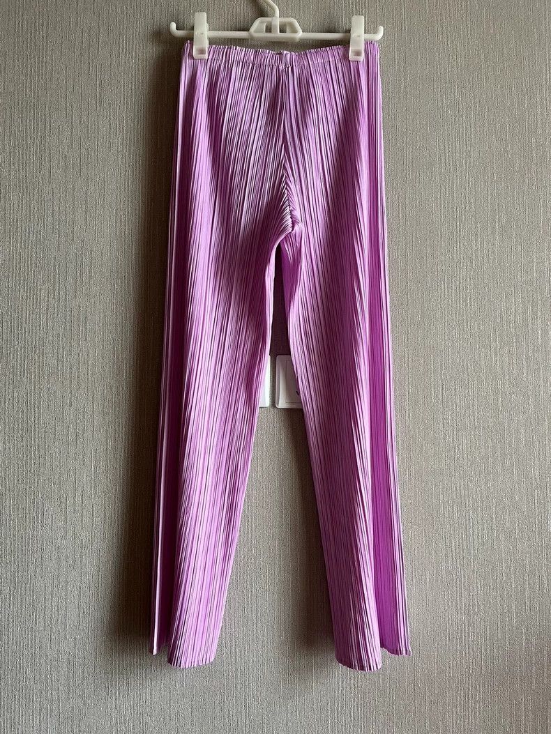 Issey Miyake Pleats Please Purple Pants - dmc