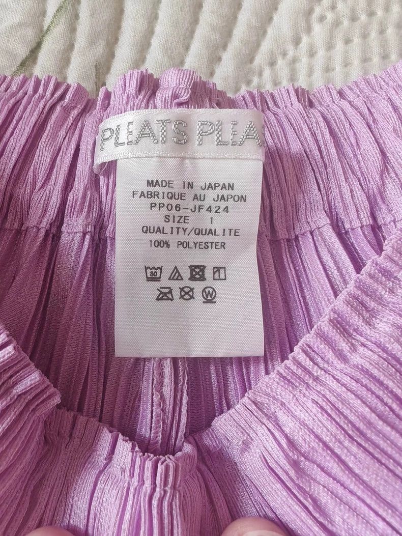 Issey Miyake Issey Miyake Pleats Please Purple Pants JF424 - dmc Size US 30 / EU 46 - 2 Thumbnail