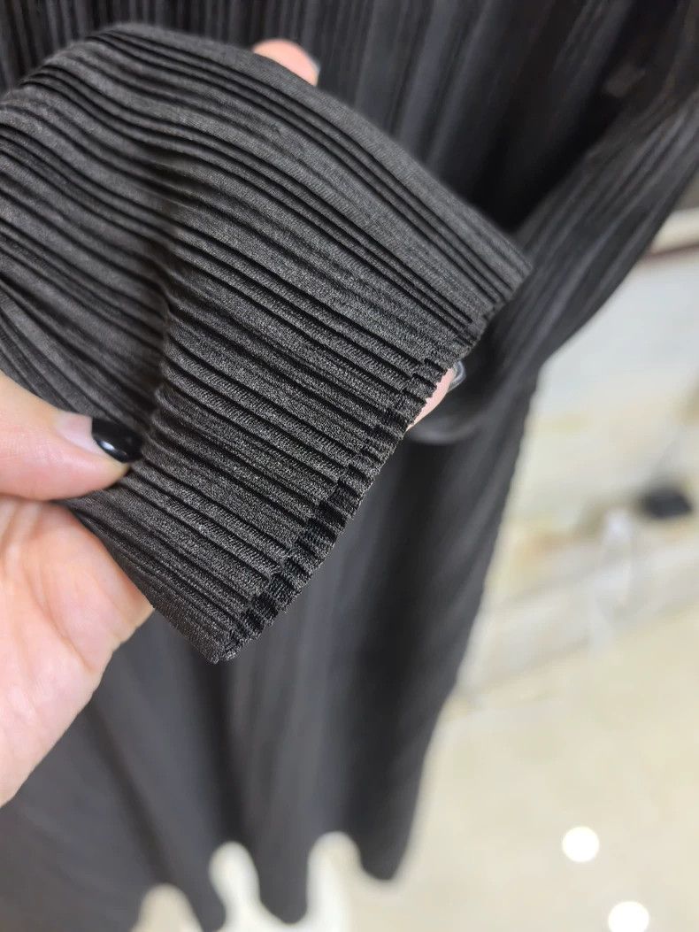 Issey Miyake Issey Miyake PP Black Pleated Dress - dmc Size US 30 / EU 46 - 4 Thumbnail