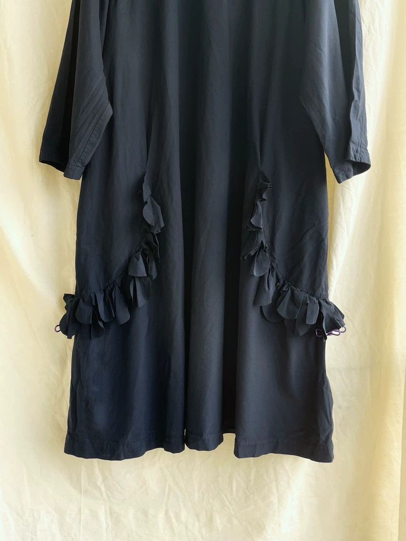 Comme des Garcons CDG Comcom Round Neck Dress Navy - dmc Size US 30 / EU 46 - 4 Thumbnail