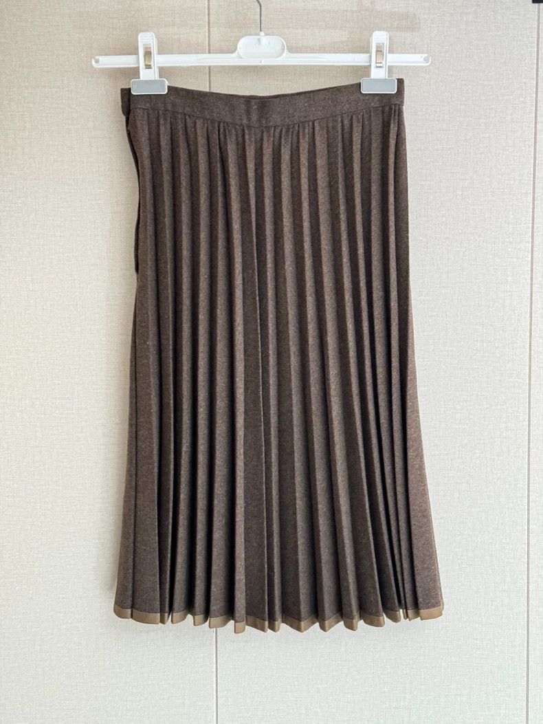 Comme des Garcons Comme des Garçons Wool Pleated Skirt - dmc Size US 28 / EU 44 - 3 Thumbnail