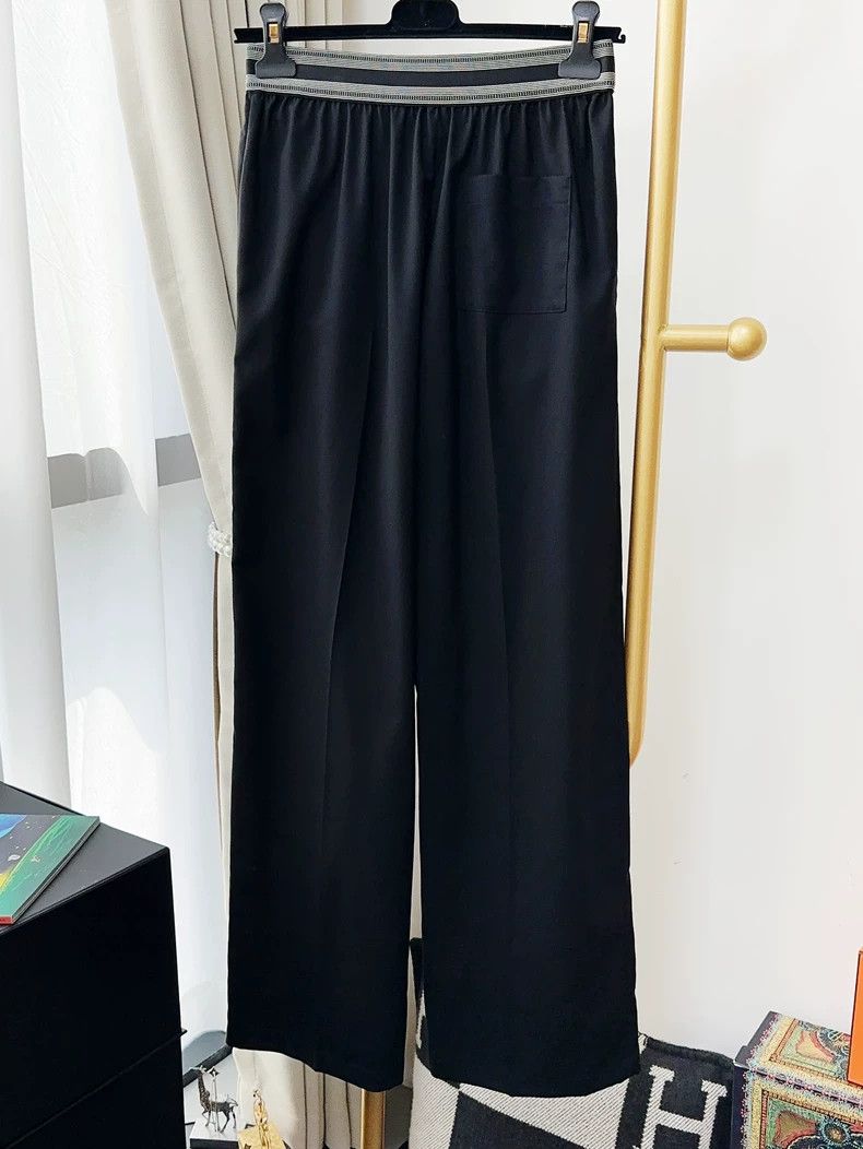 Loewe Loewe Black Wool Casual Trousers - dmc Size US 30 / EU 46 - 2 Thumbnail