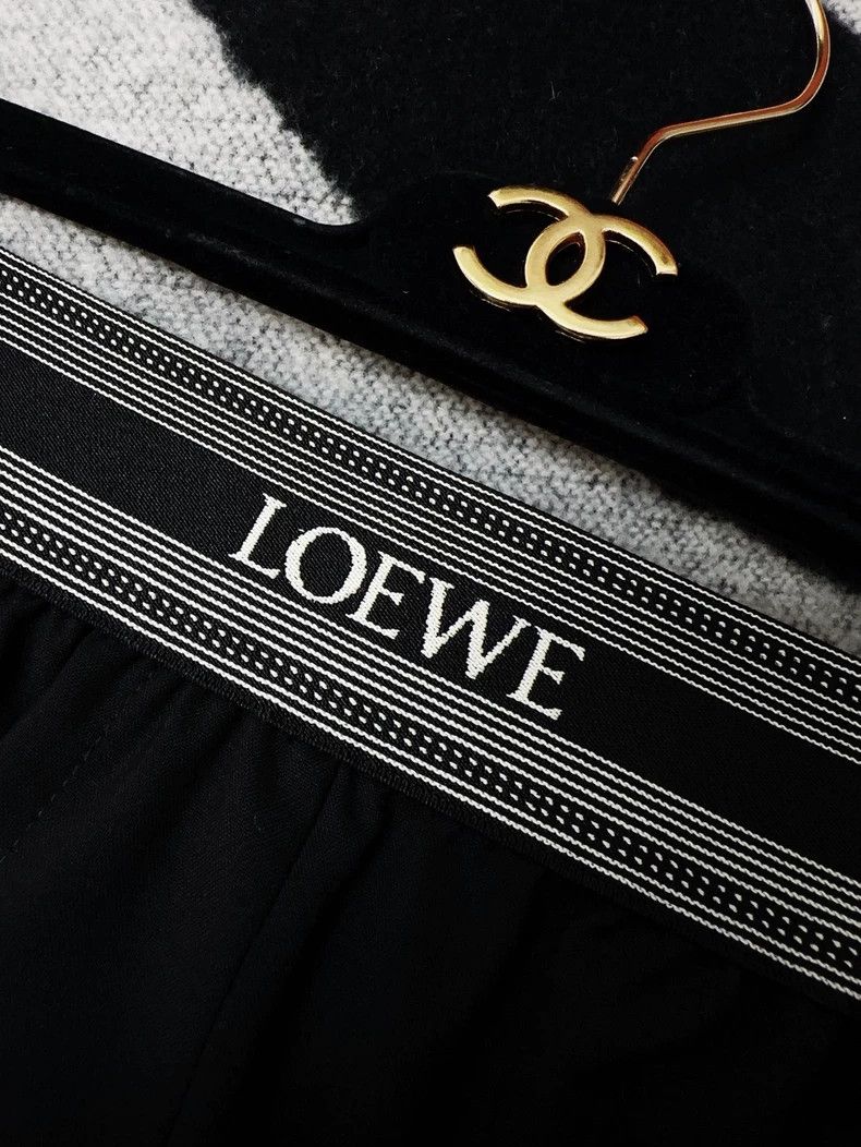 Loewe Loewe Black Elastic Waist Straight Trousers - dmc Size US 30 / EU 46 - 5 Thumbnail