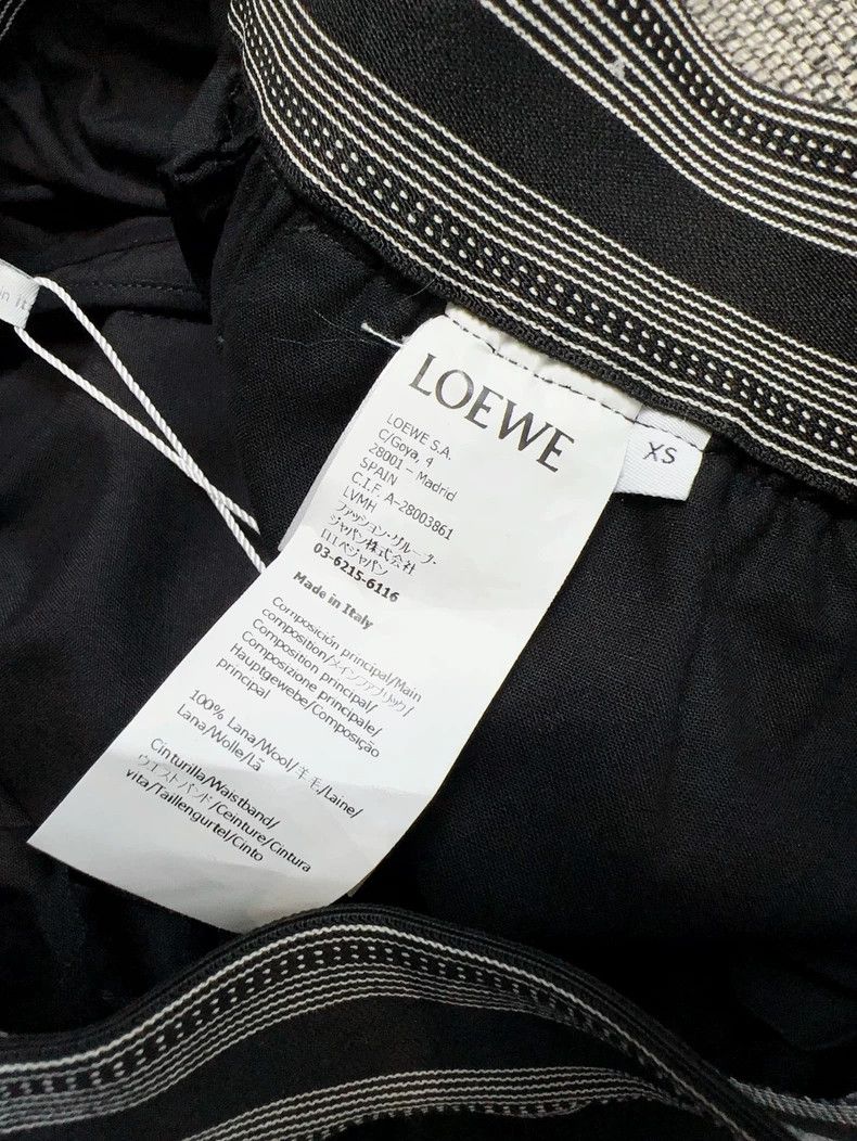 Loewe Loewe Black Elastic Waist Straight Trousers - dmc Size US 30 / EU 46 - 7 Thumbnail