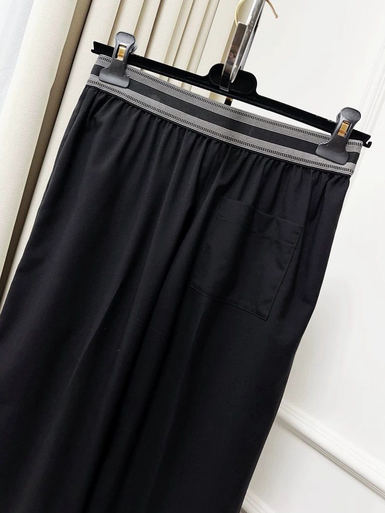 Loewe Loewe Black Elastic Waist Straight Trousers - dmc Size US 30 / EU 46 - 3 Thumbnail