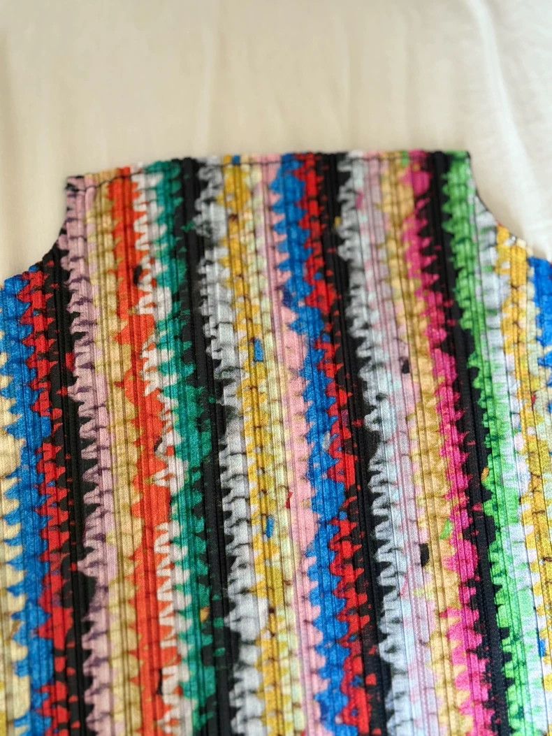Issey Miyake Issey Miyake Pleats Please Striped Sweater - dmc Size US S / EU 44-46 / 1 - 2 Thumbnail
