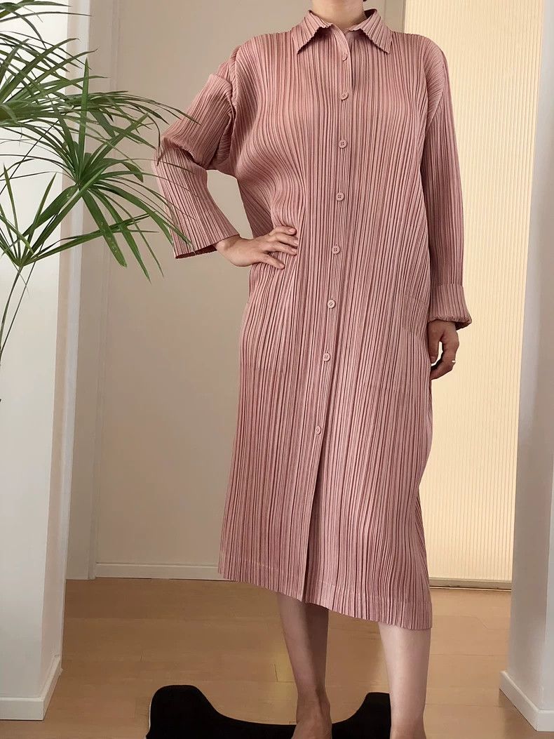 Issey Miyake Issey Miyake Long Sleeve Pink Cardigan - dmc Size US M / EU 48-50 / 2 - 4 Thumbnail