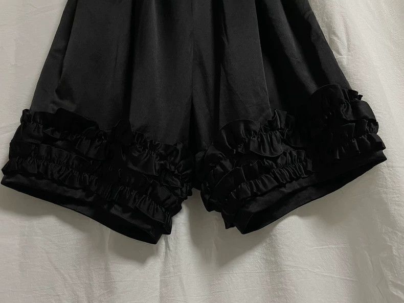 Comme des Garcons CDG comcom Silk Ruffled Hem Balloon Pants - dmc Size US 30 / EU 46 - 4 Thumbnail