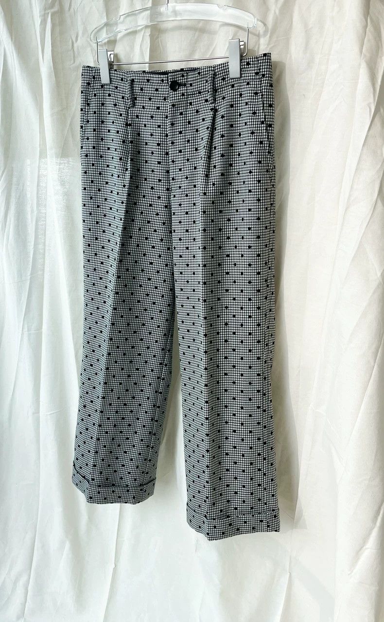 Comme des Garcons CDG Tricot Houndstooth Polka Dot Trousers - dmc Size US 32 / EU 48 - 2 Thumbnail
