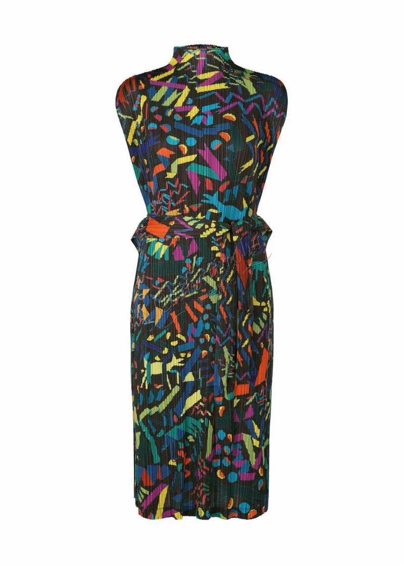 Issey Miyake Issey Miyake JH674 Printed Jumpsuit - dmc Size US 30 / EU 46 - 3 Thumbnail