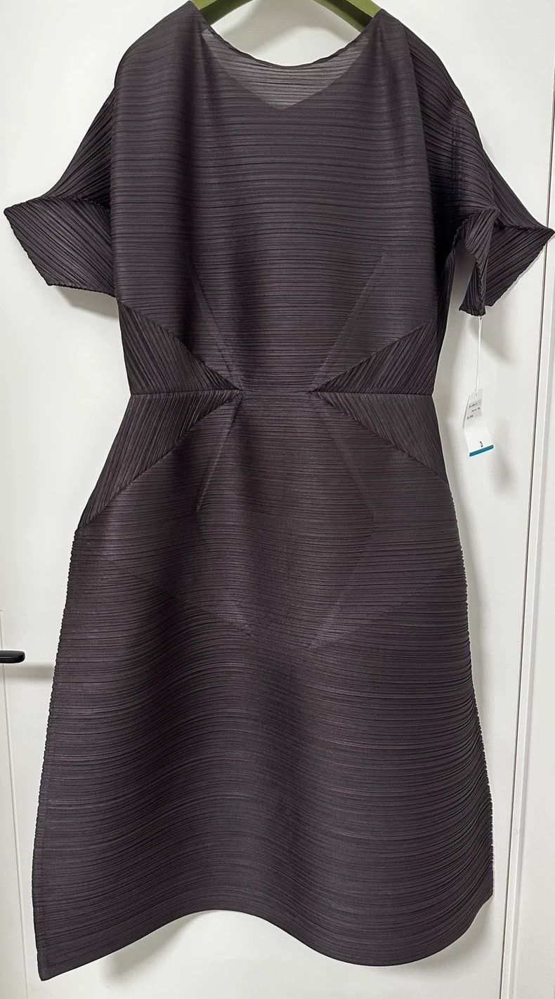 Issey Miyake Issey Miyake Pleated Short Sleeve Dress - dmc Size US M / EU 48-50 / 2 - 3 Thumbnail