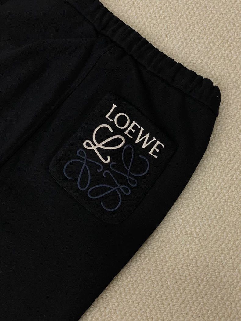 Loewe Loewe Black Paneled Embroidered Sweatpants - dmc Size US 30 / EU 46 - 4 Thumbnail