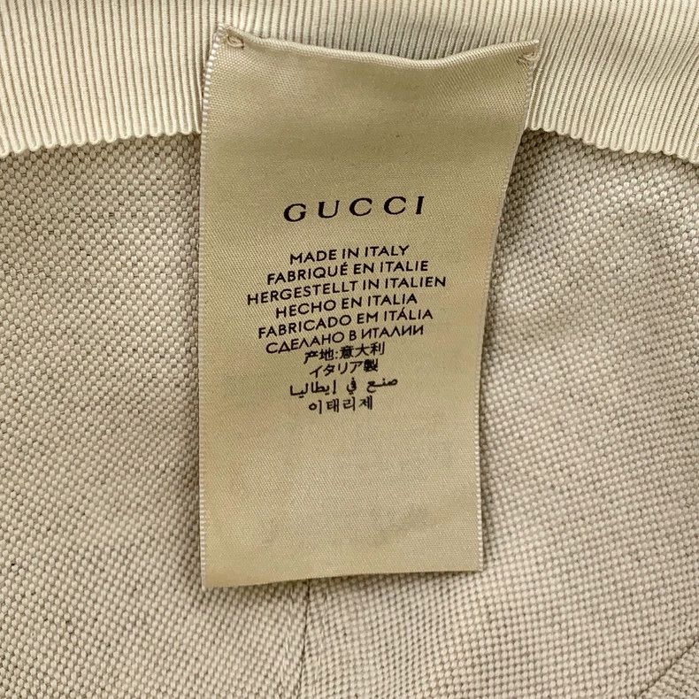 Gucci Gucci Brown Logo Print Cotton Baseball Cap - dmc Size ONE SIZE - 9 Thumbnail