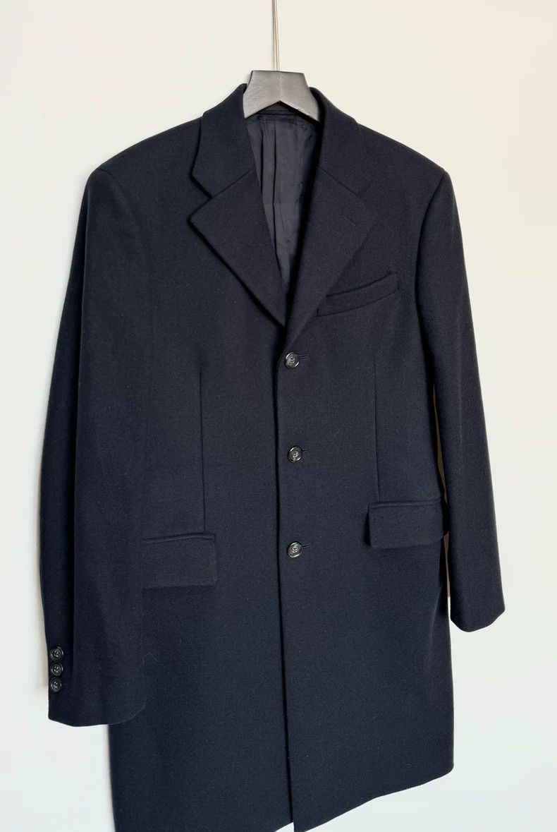 Prada Prada Runway Blue Wool Chester Coat - dmc Size US M / EU 48-50 / 2 - 4 Thumbnail