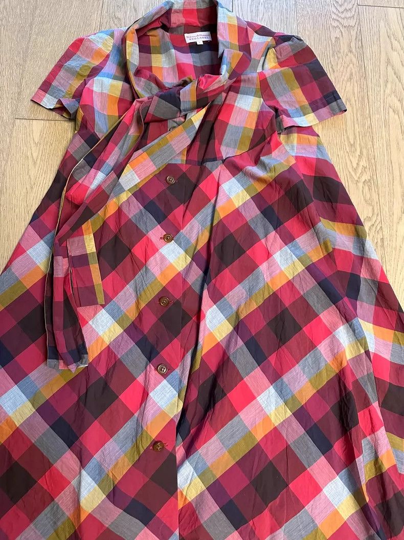 Vivienne Westwood Vivienne Westwood Plaid Bow Tie Dress - dmc Size US 30 / EU 46 - 2 Thumbnail