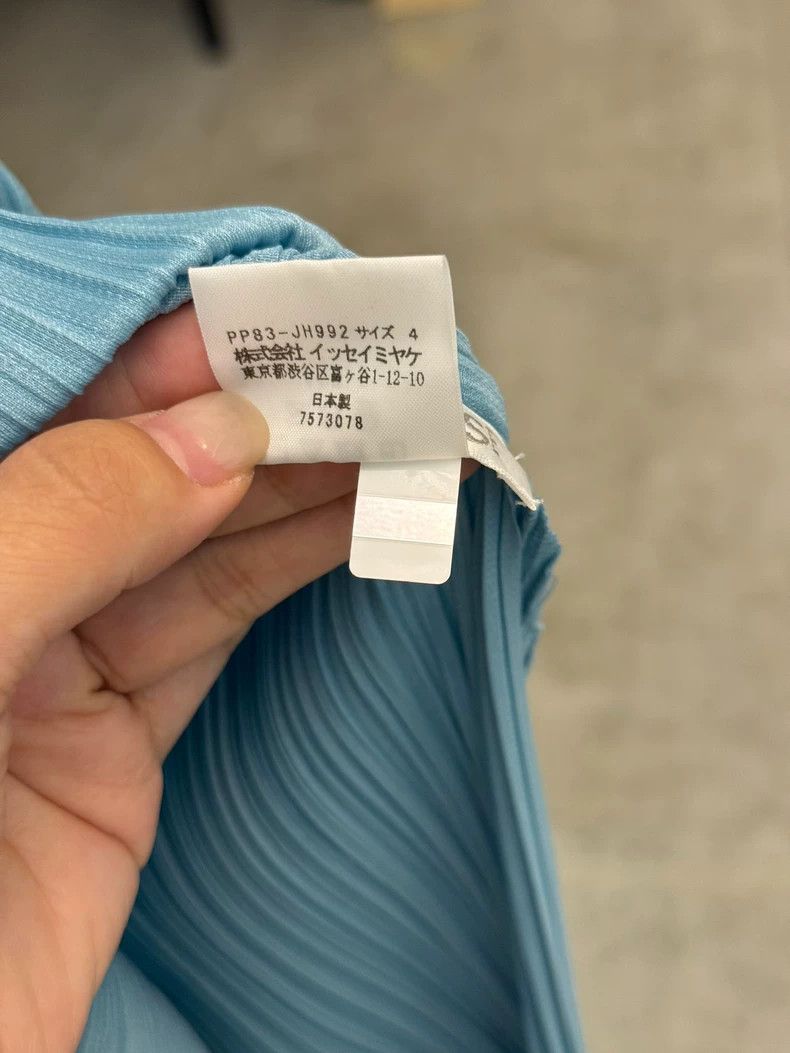 Issey Miyake Issey Miyake PP Series Blue Dress JH992 - dmc Size US 34 / EU 50 - 4 Thumbnail