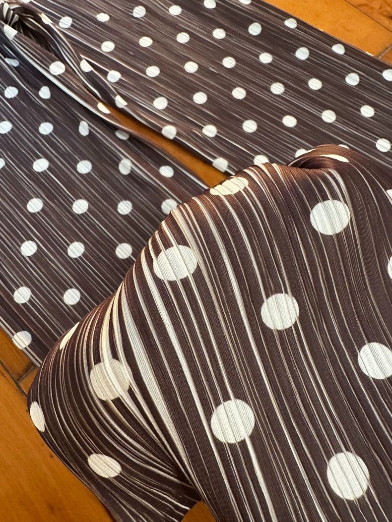 Issey Miyake Pleats Please Issey Miyake Polka Dot Pants - dmc Size US 30 / EU 46 - 3 Thumbnail