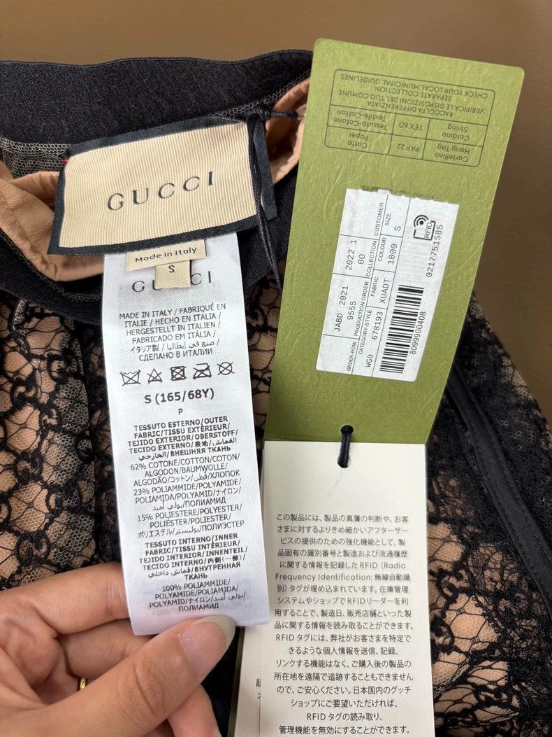 Gucci Gucci Monogram Lace Split Midi Skirt - dmc Size US 30 / EU 46 - 6 Thumbnail