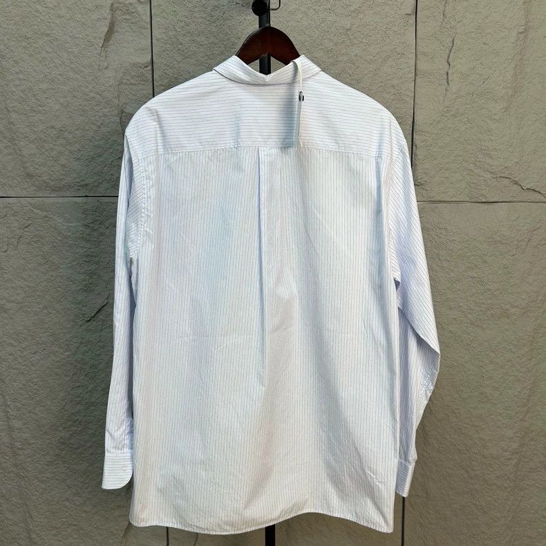 Dior Dior Pocket Stripe Embroidered Shirt - dmc Size US M / EU 48-50 / 2 - 2 Thumbnail