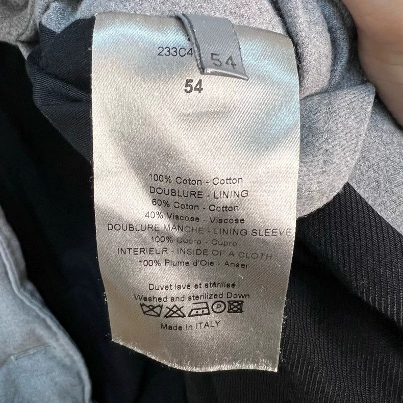 Dior Dior Gray Double-Breasted Hooded Jacket - dmc Size US L / EU 52-54 / 3 - 4 Thumbnail