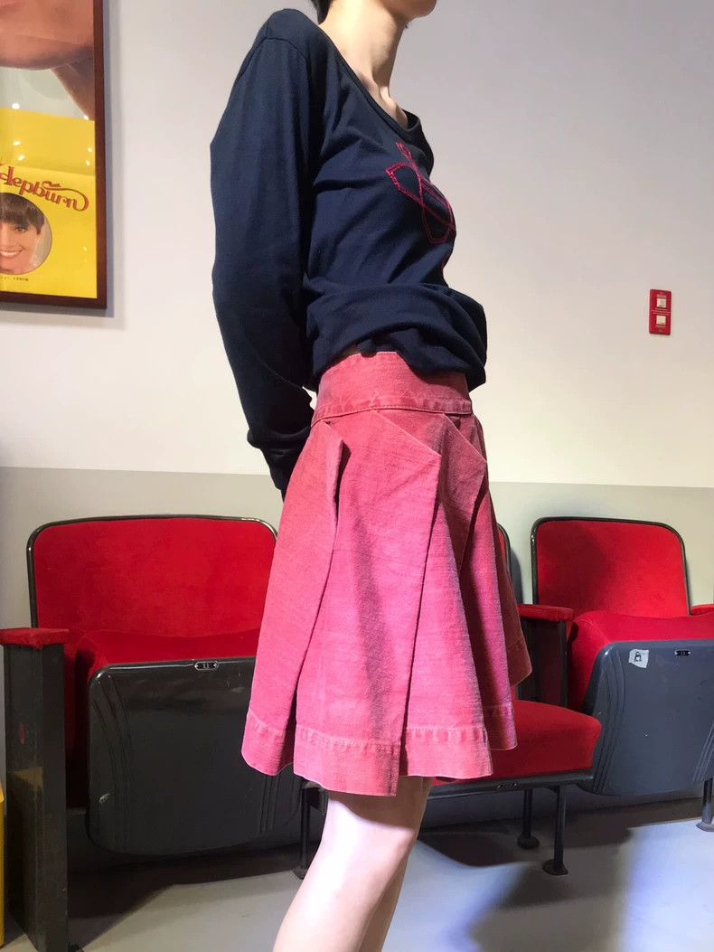 Vivienne Westwood Vivienne Westwood Pink Denim Mini Skirt - dmc Size US 30 / EU 46 - 6 Thumbnail
