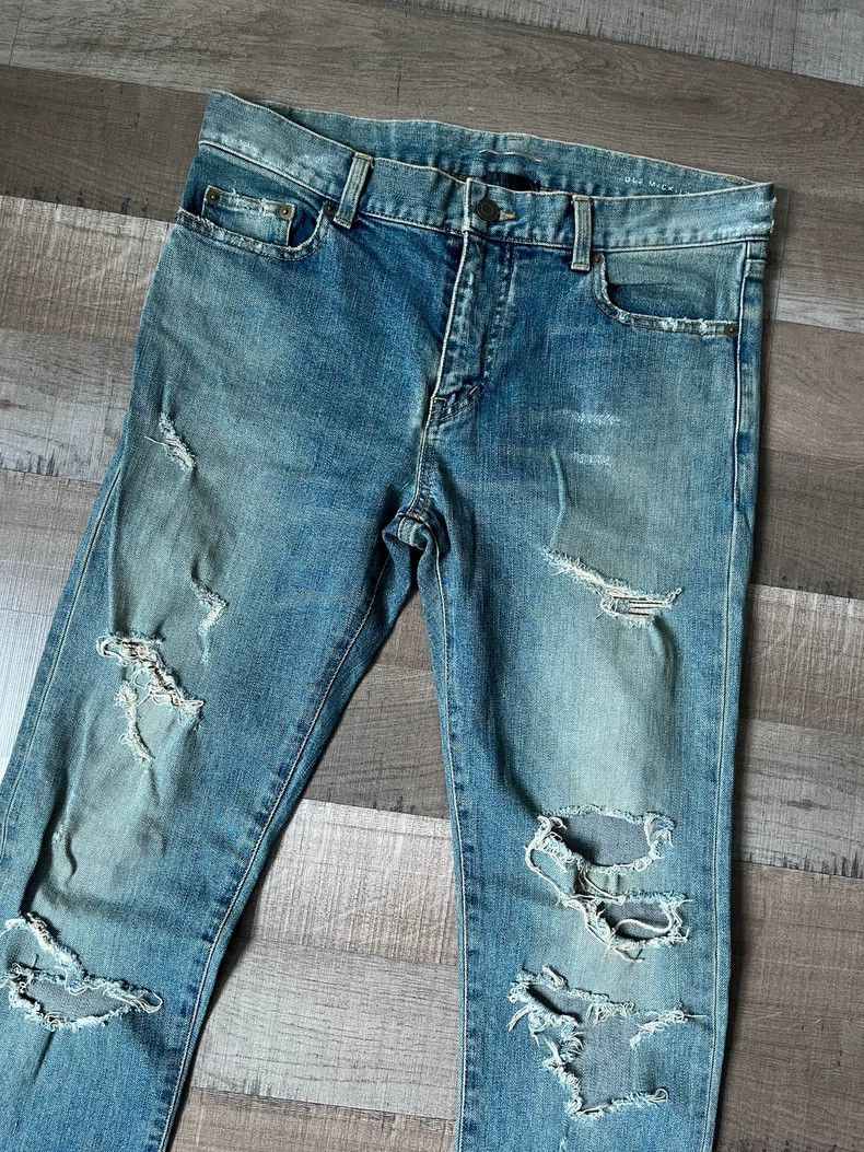 Saint Laurent Paris Saint Laurent D02 SLP Denim Jeans - dmc Size US 31 - 2 Thumbnail